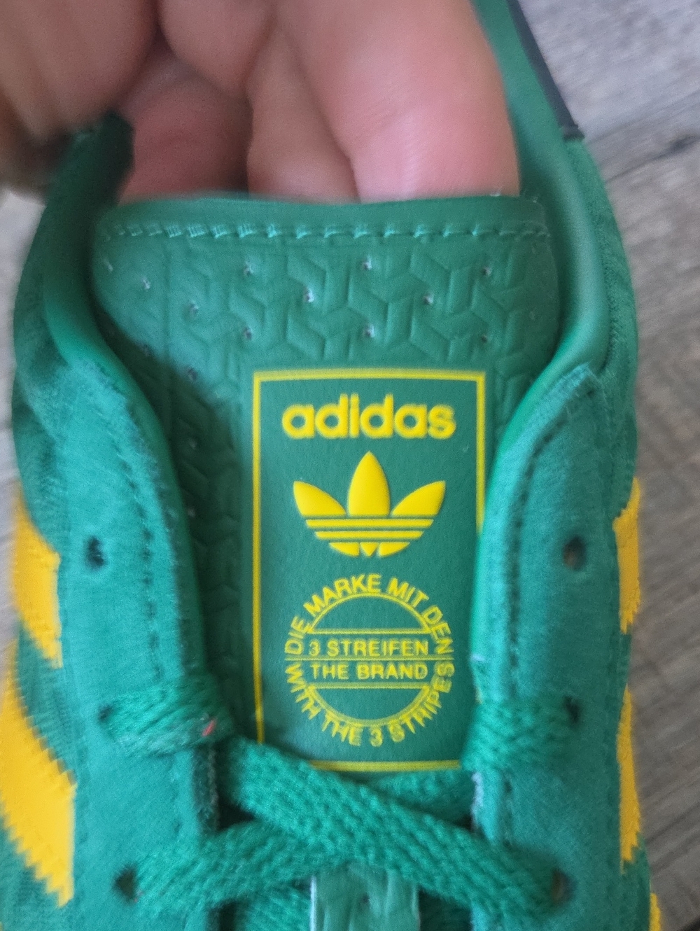 NWT Adidas Women's Gazelle Indoor 'Bold Green EQT Yellow' Shoes JR2416 - Picture 7 of 12